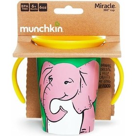 Resim Munchkin Mucize 360 Alıştırma Bardağı Fil 6 Ay+ 177 ML Sarı 
