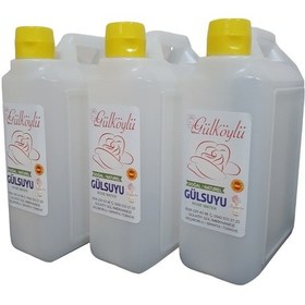 Resim Gülköylü Doğal Gül Suyu 3 x 1 L 