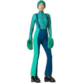 Resim Goldbergh Retro Ski Kadın Yeşil Kayak Pantolonu 