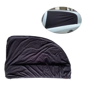 Resim İlk El Grup Elastik Oto Yan Cam Bebek Güneşlik Araba Perdesi Hatchback Uyumlu 1 Adet 