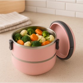 Resim Hanedan Freshbox Güntaç 2 Katlı Sızdırmaz Yemek Termosu Sefer Tası - Tek Kişilik Hacme Sahiptir 