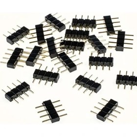 Resim Kaled 4 Pin Rgb Şerit LED Erkek Fiş Adaptörü Jumper Uç Iğne Konnektörü 1000 Adet 