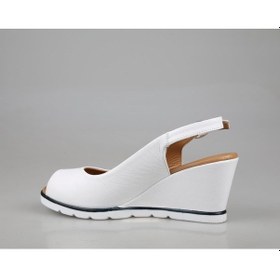 Resim Pierre Cardin Pc-54596 Beyaz Kadın Topuklu Ayakkabı Beyaz 