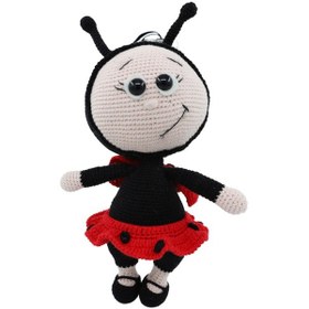Resim Anatoya Amigurumi Uğur Böceği Ponki 