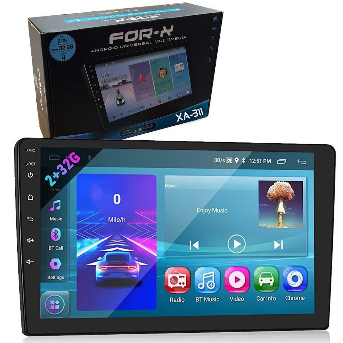 PLAYページ　9 For-x XA-309 9'' Oto Tablet Teyp Android 2-32 Multimedya Fiyatı ve