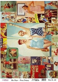 Resim Pirinç Dekopaj Kağıdı Model 425 Karışık 