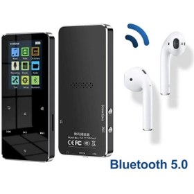 Resim JUNGLEE Bluetooth Lu Mp3-mp4 Çalar Ses Kayıt Fm Radyolu Şarjlı Mp4 Player Dahili Hoparlör 8gb Hafızalı 