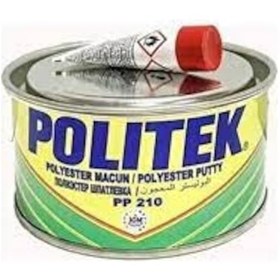 Resim Politek Polyester Çelik Macun Sarı 1000Gr 