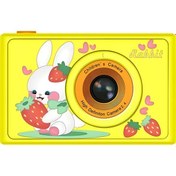 Resim Yeni Hd Dijital Fotoğraf Makinesi Moda Retro Ccd Öğrenci Kart Makinesi Mini Kamera Kaynak Fabrika K10 Sarı Hafıza Kartı Hariç 