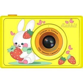 Resim Yeni Hd Dijital Fotoğraf Makinesi Moda Retro Ccd Öğrenci Kart Makinesi Mini Kamera Kaynak Fabrika K10 Sarı Hafıza Kartı Hariç 