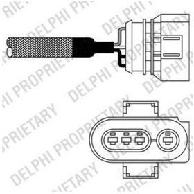 Resim DELPHI ES10968-12B1 OKSİJEN SENSÖRÜ GOLF III POLO CLASSIC 1.6 AFT 