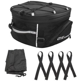 Resim Sones Bmw İçin R1250gs R1200gs F850f750gs Motosiklet Kuyruk Raf Bagaj Kask Çantası 