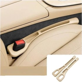 Resim Krem 2 Adet Araç Oto Koltuk Arası Boşluk Doldurma Pedi Cüzdan Para Düşme Önleyici Telefon Tutucu 