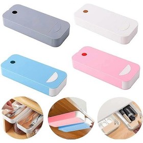 Resim Ganzhoushop 4'lü Paket Masa Altı Çekmece Düzenleyici, Ofis Ve Masa İçin Kendinden Yapışkanlı Kalemlik Çekmecesi 