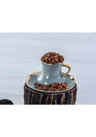 Resim Acar 11231 Apollon Porselen Kahve Fincan Takımı Gri 6'lı 