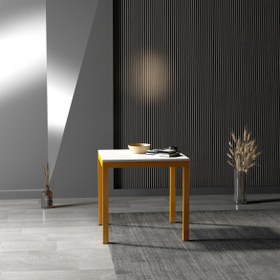 Resim Melan Yemek Masası & Toplantı Masası - Turuncu / S 