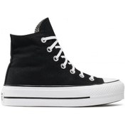 Resim Converse Kadın Günlük Ayakkabı Chuck Taylor All Star Lift Hi 560845c Siyah 