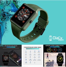 Resim Dial'x Dial’x Smart Sport Şarjlı Akıllı Saat - Tansiyon Ve Nabız Ölçer 