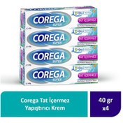 Resim Corega Tat İçermez Yapıştırıcı Krem 12 x 40 G 