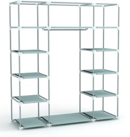 Resim Trioport Çelik Profilli Çift Yandan Bez Dolap 