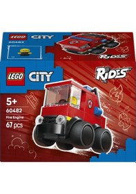 Resim LEGO® City Araçlar – İtfaiye Kamyonu 60482 -5 Yaş ve Üzeri Çocuklar için İtfaiyeci Minifigürüyle Yaratıcı Oyuncak Yapım Seti (67P) 