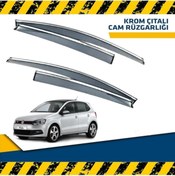 Resim Point Vw Polo 6r Mügen Cam Rüzgarlığı Kromlu Hb 2009 - 2017 Arası 4 Lü Set 