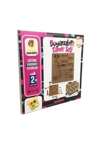 Resim Moon Beavers Boyanabilir Tamir Seti Ahşap Eğitici Oyun 