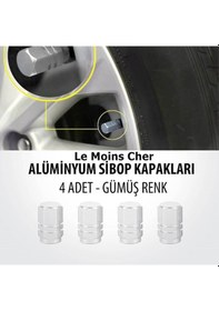 Resim Toyota Yaris Alüminyum Sibop Kapağı Seti 4 Adet 