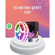 Resim 10 Metre Telefon Kontrollü Smart Şerit LED USB Rgb Kumandalı 