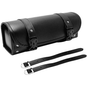 Resim Dofolink Motorcycle Sırt Çantası Siyah Pu Deri, Suya Dayanıklı, Çok Amaçlı Araç Ve Eşya Saklama, Kolay Monte Edebilen Motosiklet Çantası Siyah 