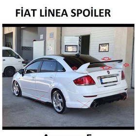 Resim Fiat Linea Boyasız Yüksek Spoiler-fiberglass 