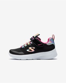 Resim Dynamight 2.0-Rockin' Rainbow Büyük Kız Çocuk Siyah Spor Ayakkabı 302464L BKMT Skechers