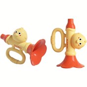 Resim Çocuk Mini Trompet Oyuncak, Müzikli Nefesli Çalgı, Sevimli Kuş ve Çiçek Tasarımı, Müzik Becerilerini Geliştirir, Cadılar Bayramı ve Noel için Mükemmel Hediye 