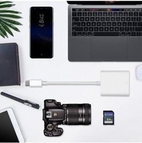 Resim Alfais 4331 Type C Usb 3.1 To Sd Card Reader Kart Okuyucu Sdxc Çevirici Dönüştürücü Adaptör 