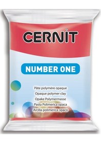 Resim Cernit Polimer Kil Seramik Hamuru Number One 56gr 420 Carmin 
