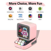 Resim Divoom Ditoo Pixel Art Taşınabilir Hoparlör Mekanik Rgb Klavye, Oyunlar 