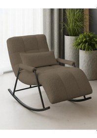 Resim Coco Sallanan Berjer & Tv Koltuğu & Dinlenme & Okuma & Emzirme Koltuğu 05-kahverengi 