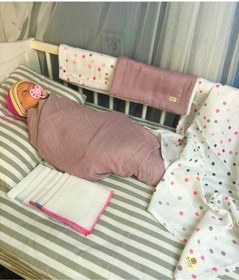 Resim Mayu Baby Collection Yeni Doğan Hastane Çıkış 11 Parça Müslin Set 2 Katlı Müslin Battaniye ve Kundak Seti 