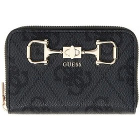 Resim Guess Janie Logolu Orta Boy Fermuarlı Kadın Antrasit Cüzdan Swos9924140-clo T/u 