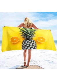 Resim 80x150 Su Emici Kum Tutmaz Plaj Havlusu &banyo Havlusu 