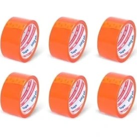 Resim 45 mm x 40 mt Turuncu Koli Bandı 6 Adet 