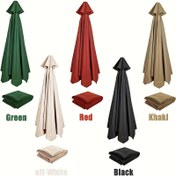 Resim Güneşlik Şemsiye Yedek Kumaşı - 274.32cm/3.05metre/6/8 Güçlendirilmiş Yuvarlak Kanopi, Dayanıklı Plastik Çerçeve, Makinede Yıkanabilir Açık Şemsiye, Bahçe, Veranda, Havuz, Arka Bahçe için - Klasik Tasarım, Veranda Gölge Çözümü, Klasik Şemsiye Tasarımı, Hava Dayanıklı Kumaş 