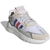 Resim Adidas Nite Jogger Fransa Stil Erkek Ayakkabı Beyaz 