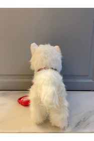 Resim Magicway Müzikli Yürüyen Dokununca Miyavlayan Yalayan Kuyruk Ve Başını Sallayan Kumandalı Peluş Beyaz Kedi 