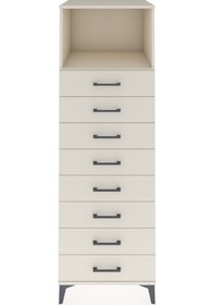 Resim Kronos Dolap Tek Raflı 8 Çekmeceli 60x59x182 Aytaşı-aytaşı Aytaşı 