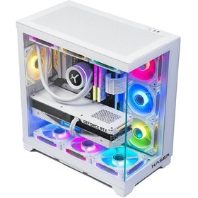 Resim Xaser Nova X90 Ryzen 7 7800X3D 16 GB 1 TB M.2 Nvme SSD 16 GB RTX5060Ti Free Dos Masaüstü Bilgisayar 