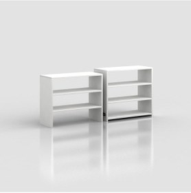 Resim Kenzlife Ayakkabılık Goya Byz 120 70 30 Arkalıksız Ayakkabı Ofis Dolabı İki Bölme 