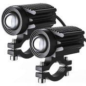 Resim Adet Motosiklet Led Sürüş Lambası 12000lm Üç Renkli Mini Farlar Sis Farları 60w 6000k G20242102516 