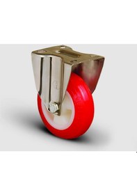 Resim Ssem02zkp150 Paslanmaz Sabit Maşalı Poliüretan Tekerlek 