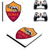 Resim AS Roma Playstation 4 Slim Kasa Sticker Kaplama-01 